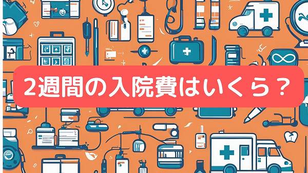 夜間救急に行って入院。2週間入院した結果医療費がどれぐらいかかったか？